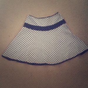 Aline Black And White Lace Wrapped Skirt